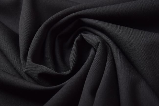 Kostýmová látka v černé barvě PL-KR50257/104