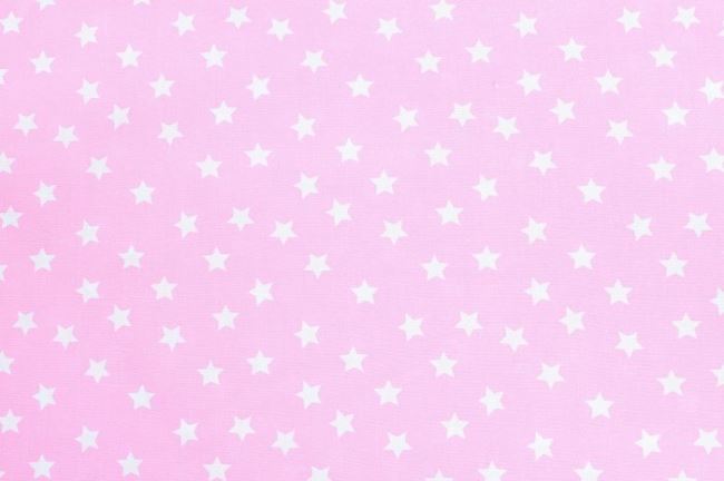Bavlna růžová hvězda 05571/011