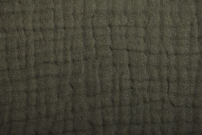 Čtyřvrstvý mušelín v khaki barvě 186213