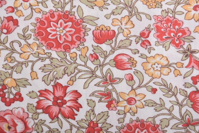 Americká bavlna na patchwork z kolekce Jardin de Fleurs od French General 13894-20