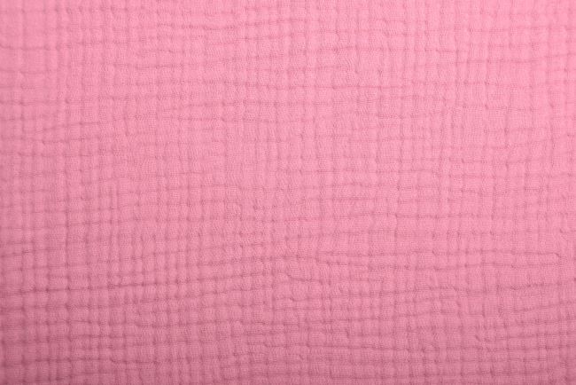 Čtyřvrstvý mušelín v růžové barvě 186211