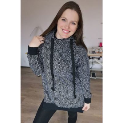 Tištěný střih Fazonetka na dámskou mikinu Bohemia vel. XXS-XXXL FA029 (2)