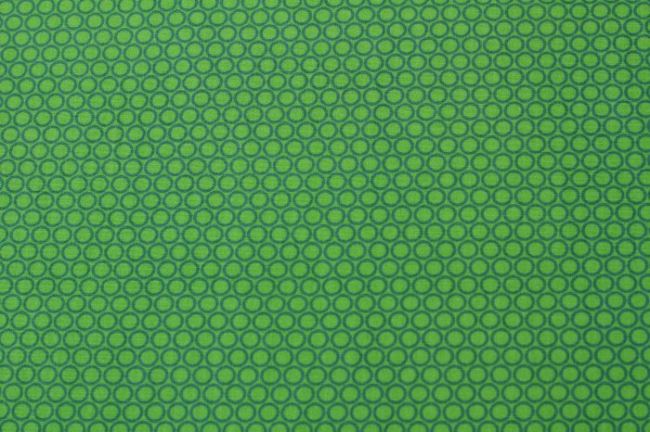 Bavlna s kolečky v zelené barvě  6507/025