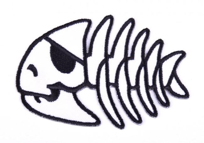 Nažehlovací nášivka ve tvaru ryby I-RB0-4950
