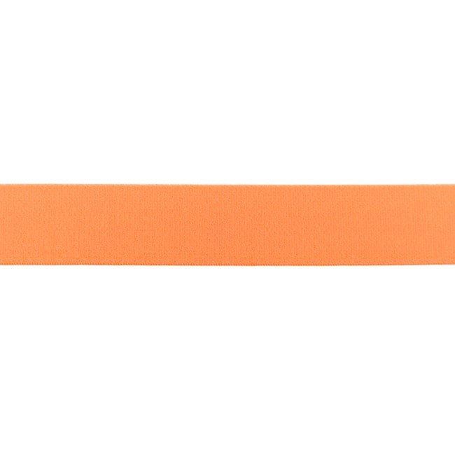 Ozdobná guma ve svítivě oranžové barvě 2,5cm 32141