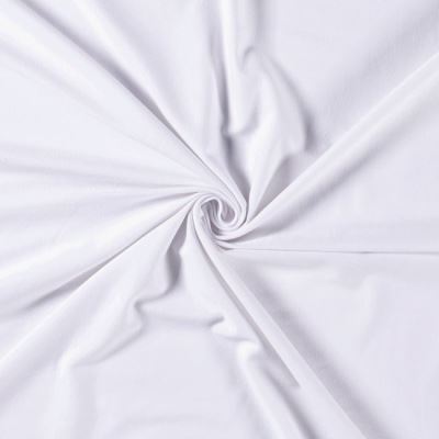 Bavlněný úplet v bílé barvě 03999/050