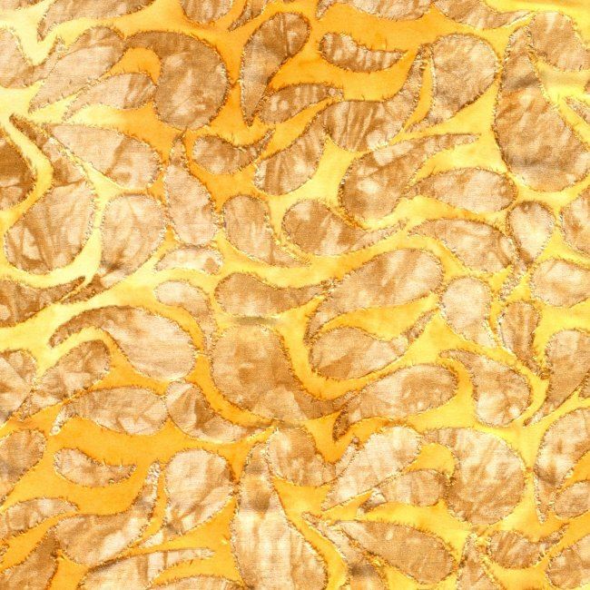 Úplet se žlutým batikovaným vzorem 13572/035