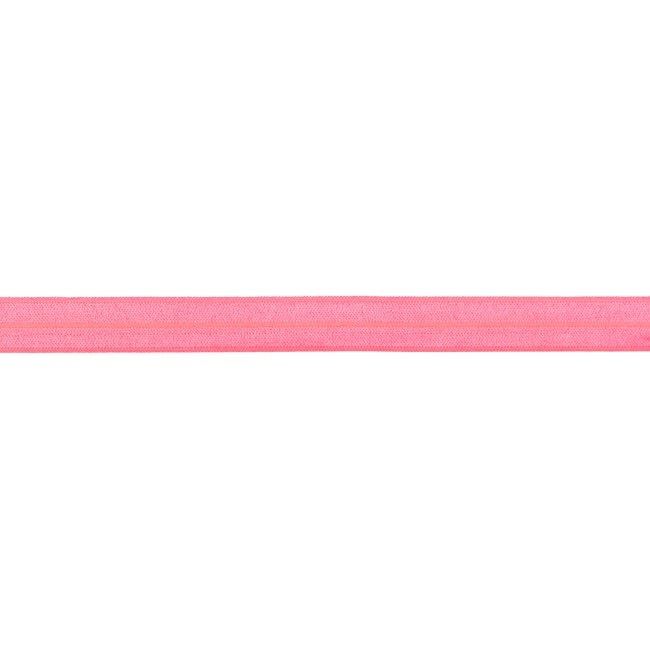 Lemovací gumička v neonově růžové barvě 1,5 cm široká 40638