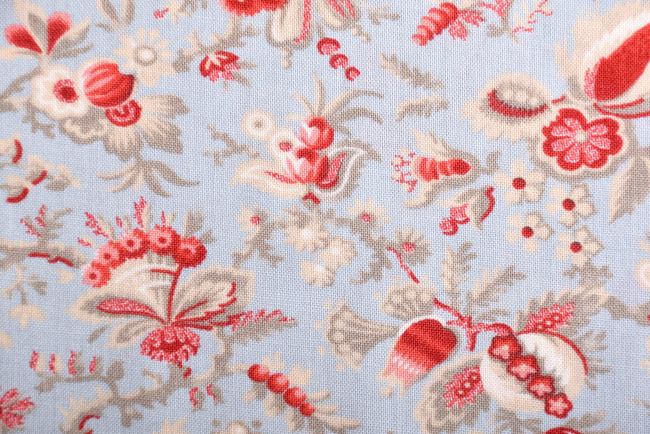 Americká bavlna na patchwork z kolekce Jardin de Fleurs od French General 13892-18
