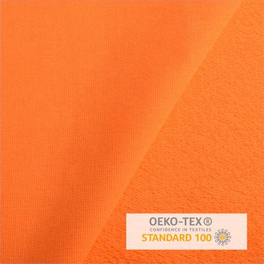 Teplákovina French Terry v oranžové barvě RS0196/035D