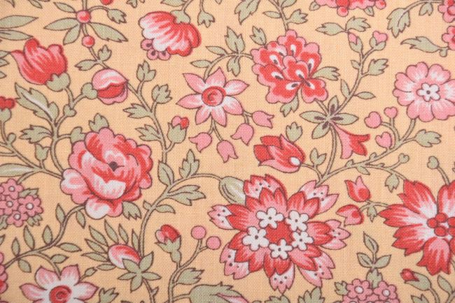 Americká bavlna na patchwork z kolekce Jardin de Fleurs od French General 13894-16