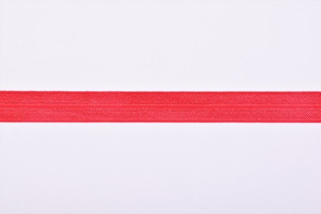 Lemovací červená gumička o šířce 1,5 cm 11342