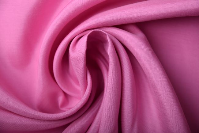 Viskózová látka s bavlnou v růžové barvě Q195