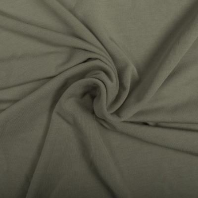 Bambusový úplet v šedo-zelené barvě barvě 0781/170