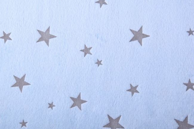 Fleece v modré barvě s hvězdičkami 130.061/5029