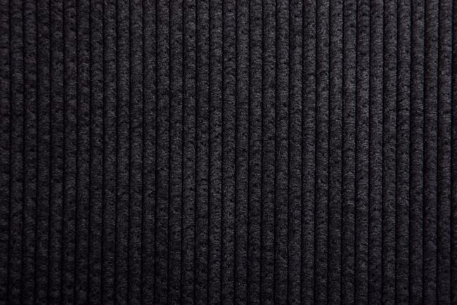 Praný manšestr v černé barvě 16188/999