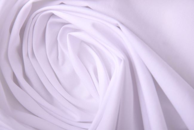 Jemná popelínová košilovina v bílé barvě DEC0081