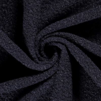 Kabátová látka buklé v tmavě modré barvě 20057/008