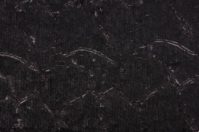 Flitry na tylu v černé barvě do ornamentů 124.660/5001
