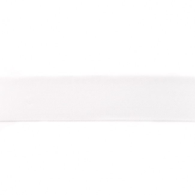Prádelní guma o šířce 40 mm v bílé barvě 198R-40082