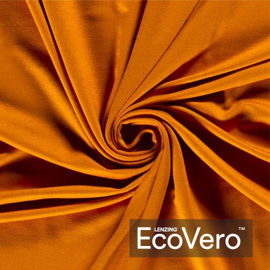 Viskózová teplákovina Eco Vero v okrové  barvě 18501/034