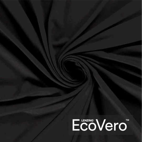 Viskózová teplákovina Eco Vero v černé barvě 18501/069