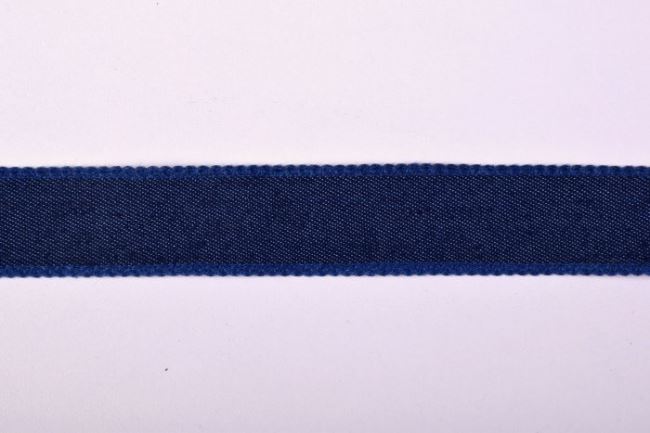 Džinová ozdobná stuha v tmavě modré barvě 43093