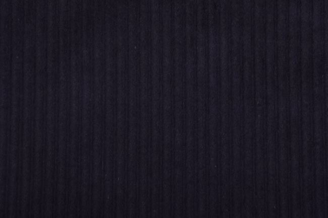 Manšestr v černé barvě s širokými řádky 130.289/5001