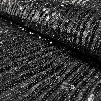 Flitry na tylu v černé barvě 24213/069