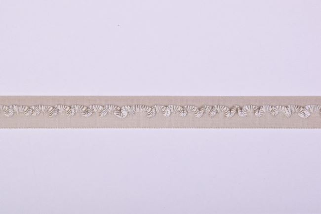 Lemovací pruženka v béžové barvě 1,7 cm 41659