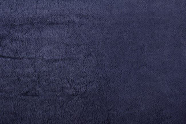 Fleece s chlupem v tmavě modré barvě 10155/008