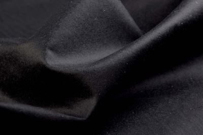 Bavlněný samet v černé barvě MOR0192