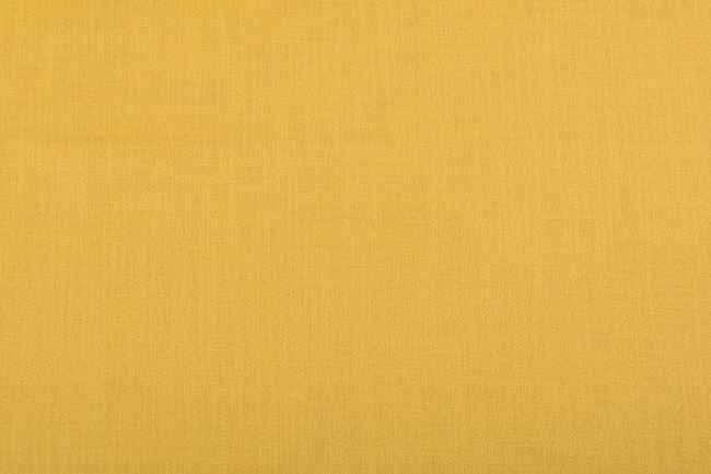 Bavlněná látka s příměsí lnu v tmavě žluté barvě 0652/570