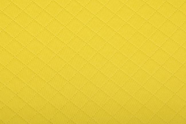 Silnější úplet ve žluté barvě se vzorem VR312