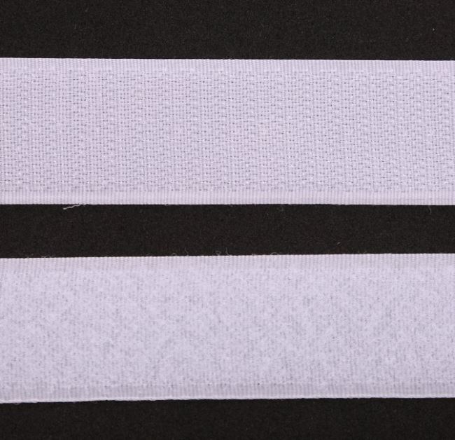 Suchý zip 25 mm v bílé barvě I-TR0-25-101