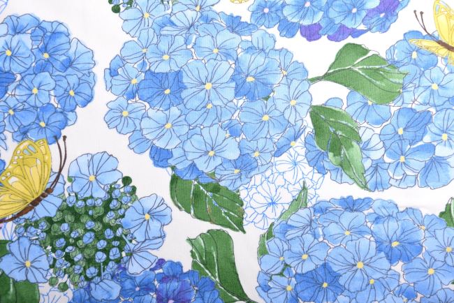 Americká bavlna na patchwork z kolekce Cottage Bleu od Robin Pickens 48690-11