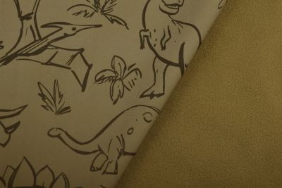 Softshell v khaki barvě s digitálním potiskem dinosaurů 24442/027 (2)