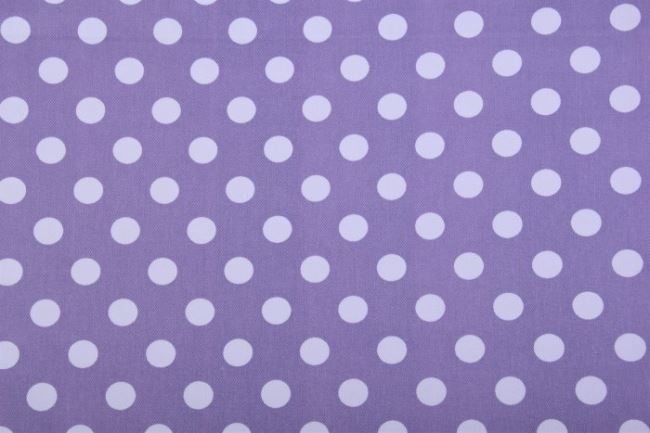 Džínovina ve fialové barvě s puntíky 8211/042