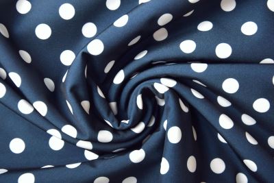 Softshell v tmavě modré barvě se vzorem bílého puntíku PL9589C155-9 (4)