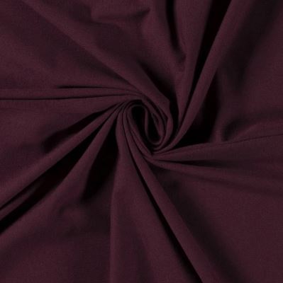 Bavlněný úplet ve vínové barvě 03999/118