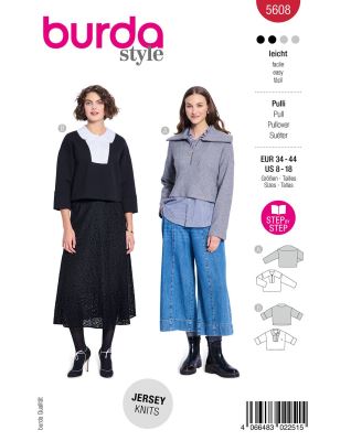 Střih na volné triko ve vel. 34-44 5608