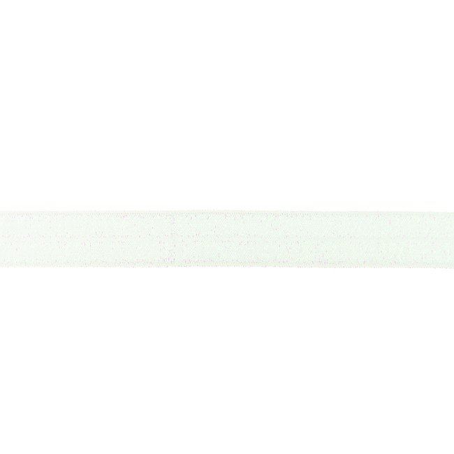 Lemovací pruženka v bílé barvě s leskem široká 2cm 32267
