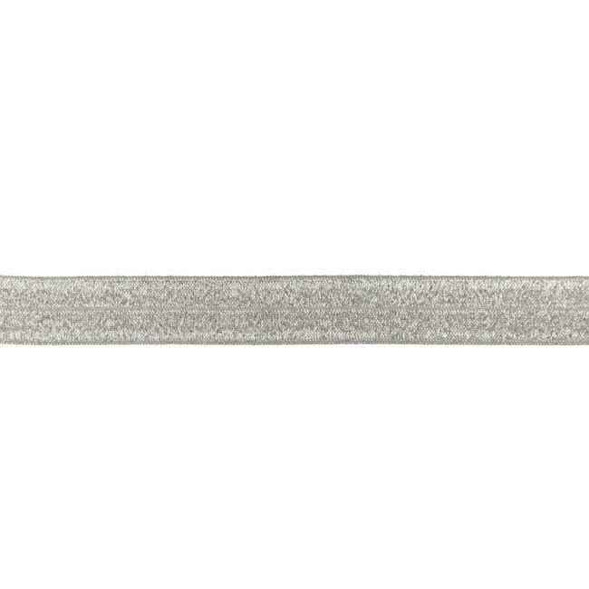 Lemovací pruženka ve stříbrné barvě s leskem široká 2cm 32271