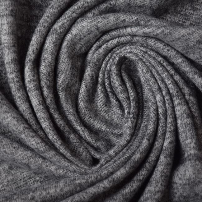 Letní pletenina v tmavě šedém melíru PAR38