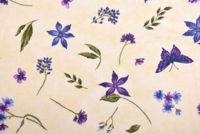 Americká bavlna na patchwork z kolekce Violet Hill od Holly Taylor 682217