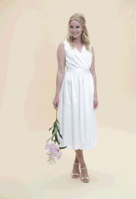 Satén strečový ve smetanové barvě 04241/051 (2)