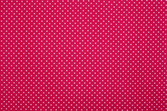 Prací kord v sytě růžové barvě s puntíky 05148/017