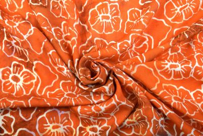 Pareo/sarong s batikovaným potiskem květin BALI157 (7)