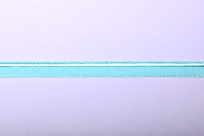 Lemovací pruženka v mentolové barvě o šířce 1 cm 43626
