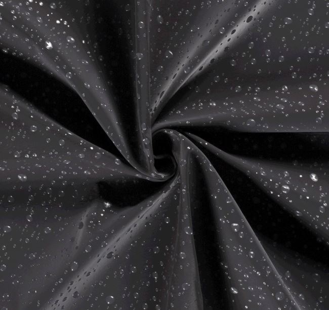 Softshell v tmavě šedé barvě s fóliovými kapičkami 18421/068